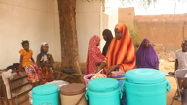600 widowed women and orphaned children supported through Islamic Relief's Gomni project in Niger