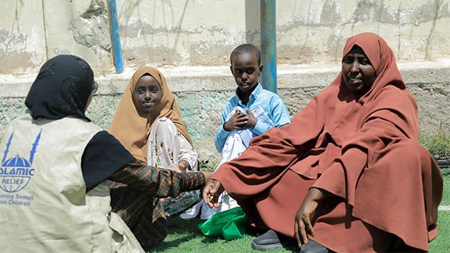 Orphaned children in Africa supported through Islamic Relief's care programmes