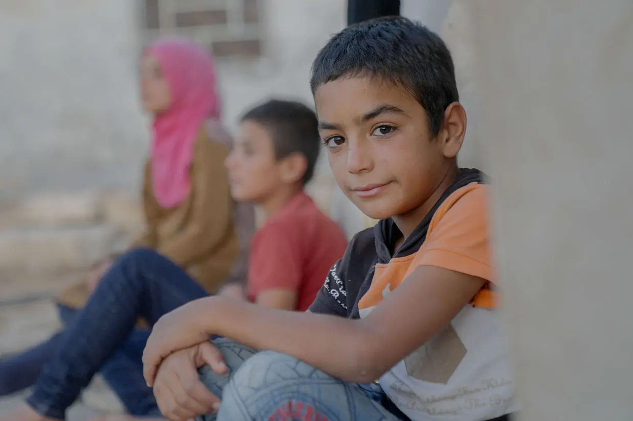 An orphan child in Syria being supported through Islamic Relief's orphan programme