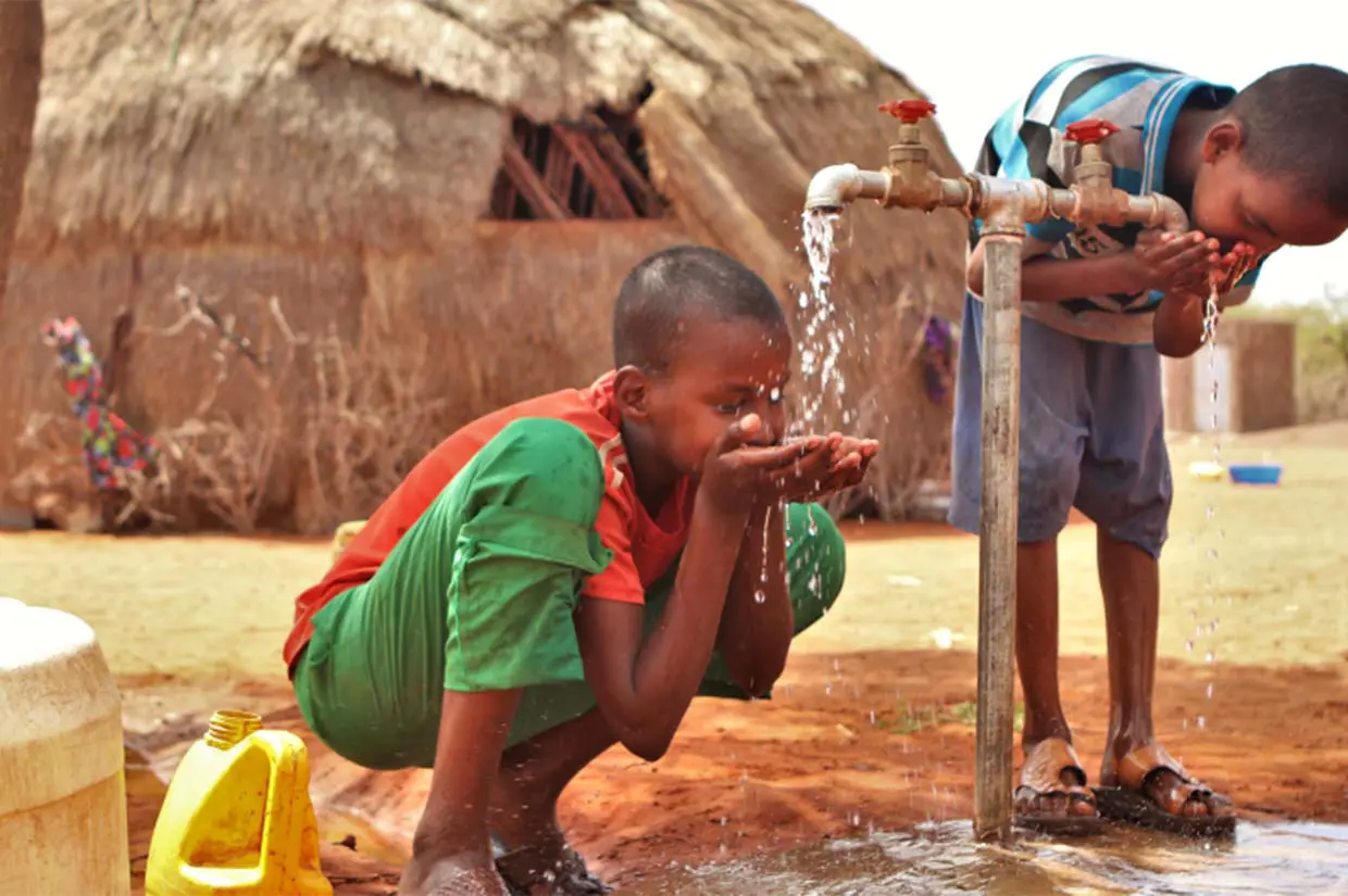 Clean water access provided by Islamic Relief to communities in need