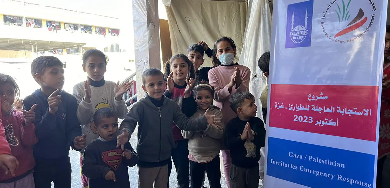 Islamic Relief providing vital psychological support to displaced children in Gaza